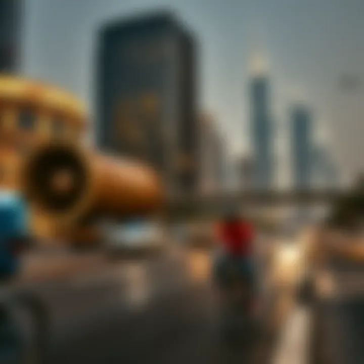 Magnificent Exploring the Worlds of Adventure along Sheikh Mohammed bin Zayed Road in Dubai