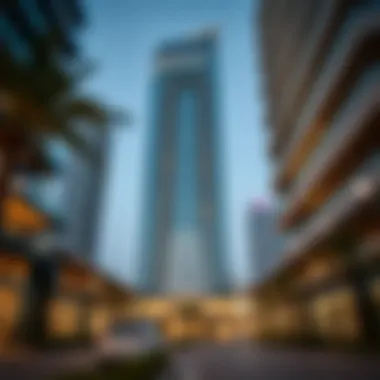 Modern Design of Al Ameri Tower Architectural view of Al Ameri Tower showcasing its modern design