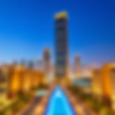 Al Ameri Tower in Dubai's Skyline Skyline of Dubai featuring Al Ameri Tower