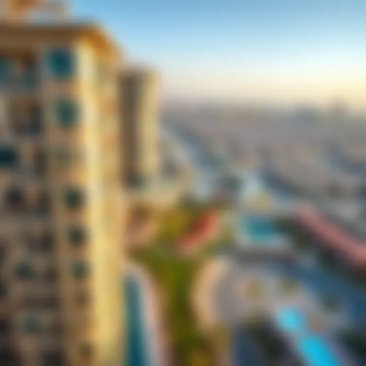 Aerial view of Al Khail Gate community
