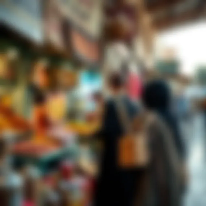 Community Life in Al Nahda: A Vibrant Local Market Vibrant local market in Al Nahda reflecting community life