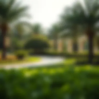 Green Spaces in Al Nahda: A Beautiful Recreational Park Recreational park in Al Nahda with lush greenery