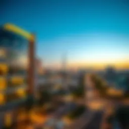 Stunning skyline of Al Nahda showcasing modern architecture