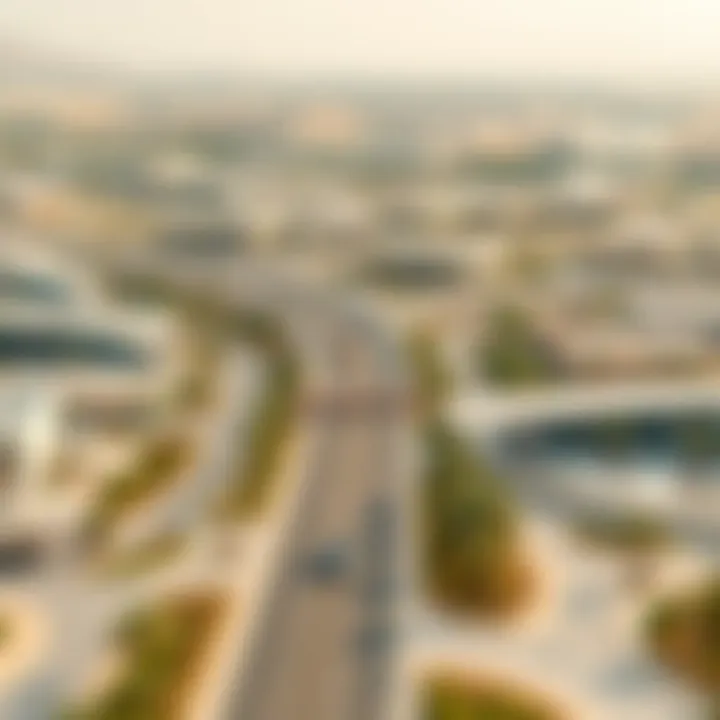 Modern infrastructure and road systems in Al Shaab Village