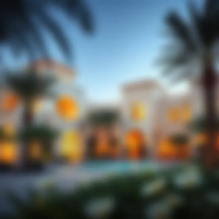 Luxurious villas and residential areas in Al Shaab Village