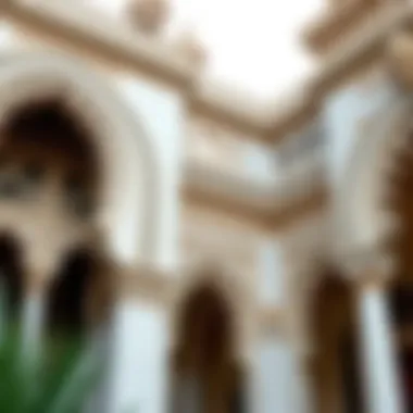 Intricate Arabisque architectural detail