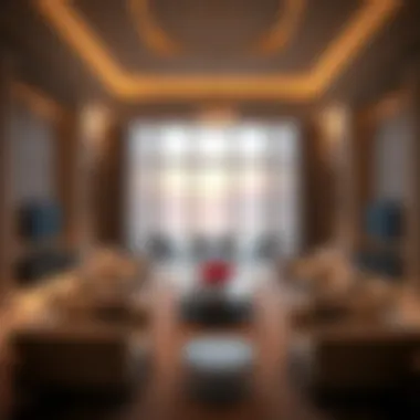 Luxurious Interior of Atlantis Residences Luxurious interior design of a living space in Atlantis: The Royal Residences