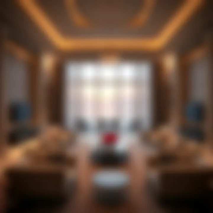 Luxurious Interior of Atlantis Residences Luxurious interior design of a living space in Atlantis: The Royal Residences
