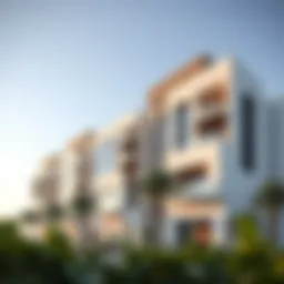 Luxurious exterior view of Azizi Riviera Phase 1 showcasing modern architecture