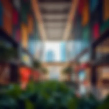 Vibrant commercial spaces within Barsha Business Square highlighting diverse businesses