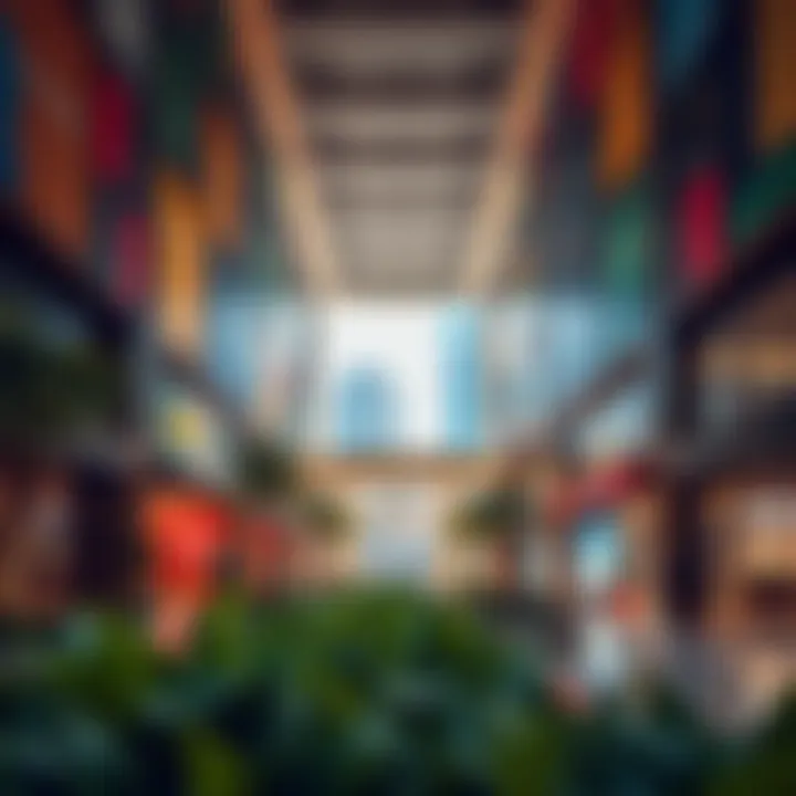 Vibrant commercial spaces within Barsha Business Square highlighting diverse businesses