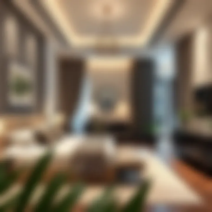 Spacious Bedroom Layout at Boulevard Point Elegant bedroom floor plan highlighting spaciousness and comfort