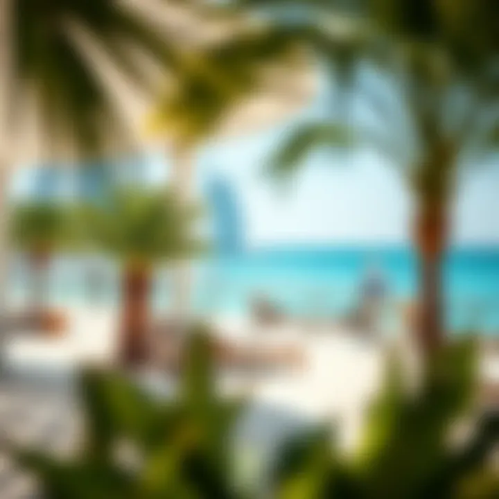 Luxurious amenities available near Burj Al Arab Beach