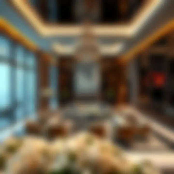 Luxurious interior design of a residence in Burj Residences Tower 1