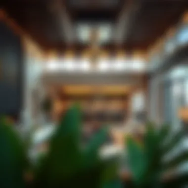 Elegant living space showcasing open floor plan design