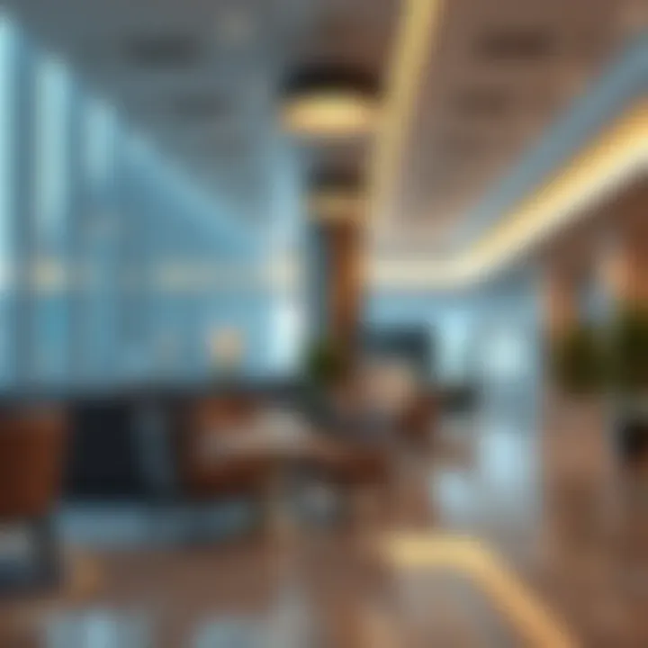 Commercial space with pristine cleanliness attracting clients