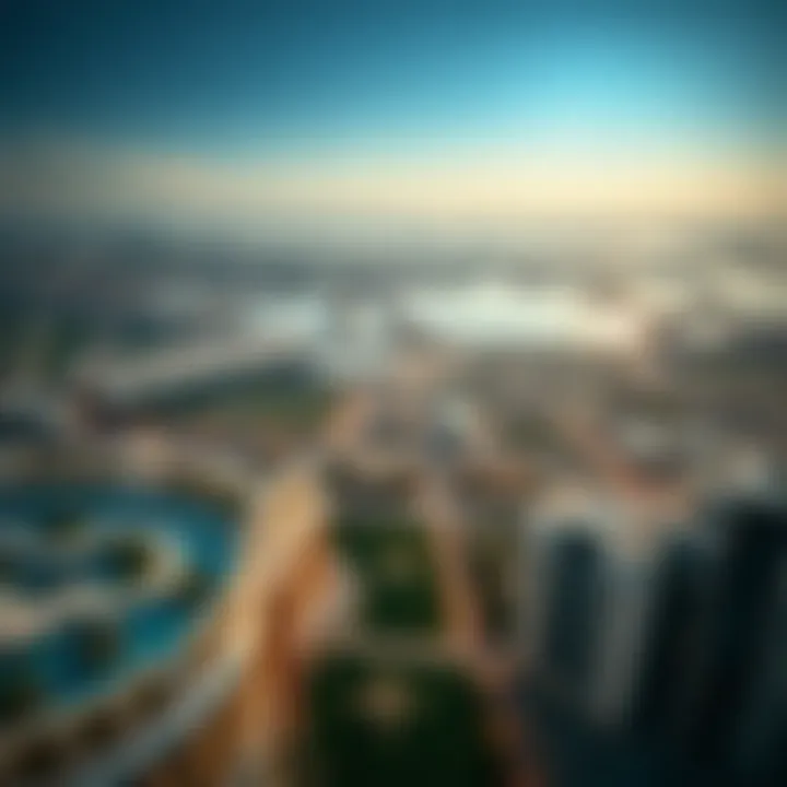 Investment Opportunities in the UAE Aerial view of UAE landscape emphasizing investment opportunities