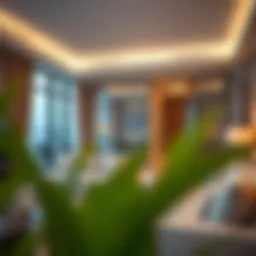 Modern apartment interior reflecting couple partitioning