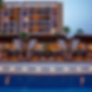 Luxurious Cabanas at Damac Hills 2 Water Park Luxurious cabanas and relaxation areas within Damac Hills 2 Water Park
