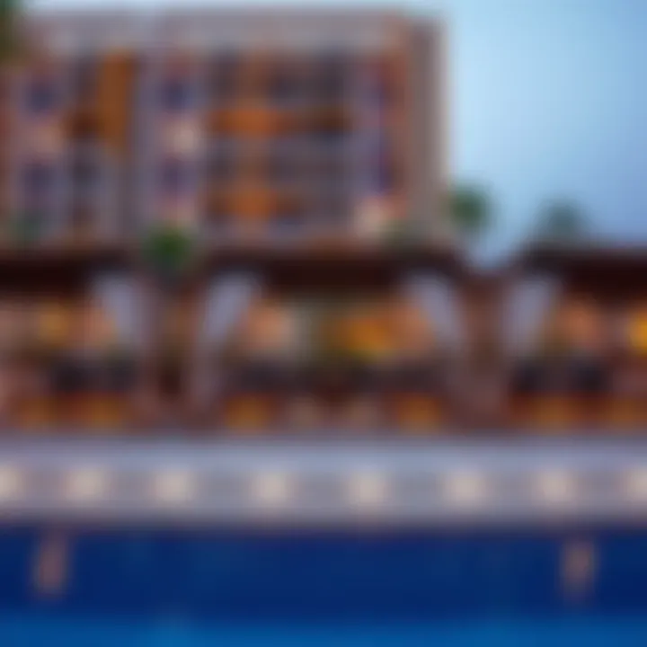 Luxurious Cabanas at Damac Hills 2 Water Park Luxurious cabanas and relaxation areas within Damac Hills 2 Water Park