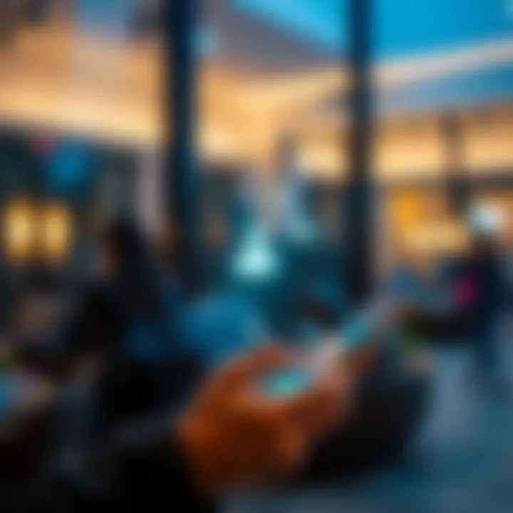Connecting with Customer Service Person using a smartphone to connect with customer service