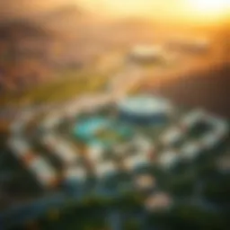 Aerial view of Dubai Hills showcasing lush greenery and residential developments