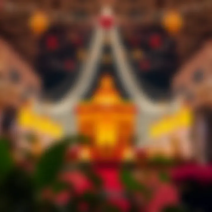 Festive decorations symbolizing Eid ul Adha in Dubai