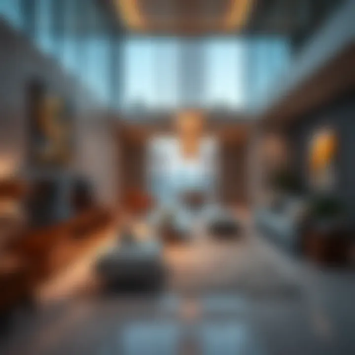Modern living spaces illustrating off-plan project designs
