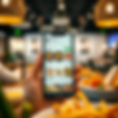 A food delivery app displaying a variety of local cuisines available in Dubai