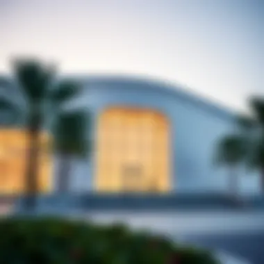 Modern Architectural Design of Etihad Museum The exterior façade of the Etihad Museum highlighting its modern design