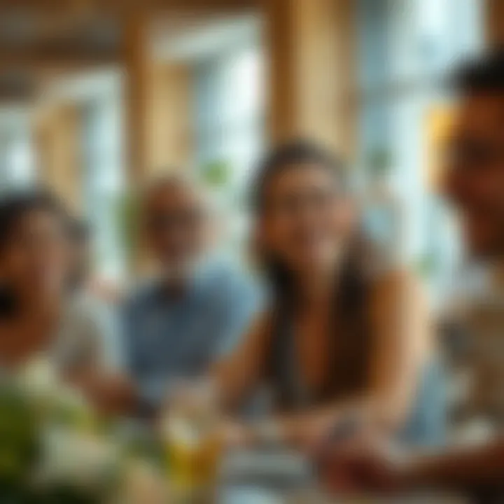 Satisfied residents enjoying amenities in an Azizi Development