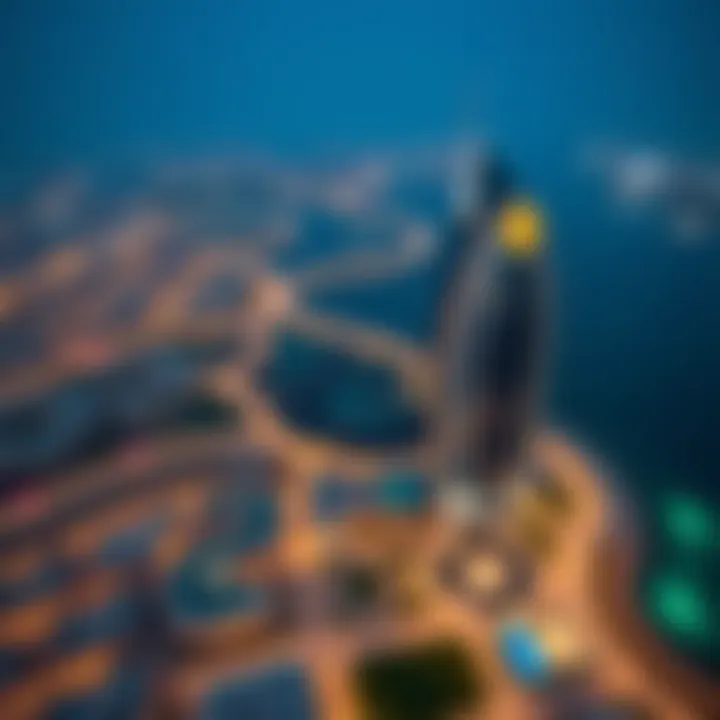 Aerial Perspective of Al Adiyat Building Aerial view showcasing the location of Al Adiyat Building