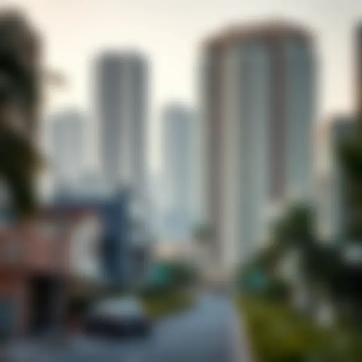 Neighborhood Impact of Al Adiyat Building Surrounding neighborhood demonstrating urban integration