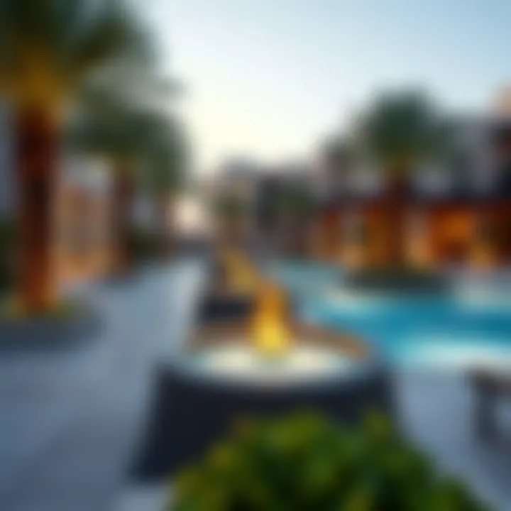 Luxurious amenities available within the Al Jada community