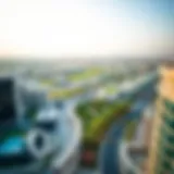 Panoramic View of Al Rahmaniya Panoramic view of Al Rahmaniya showcasing modern architecture and green spaces