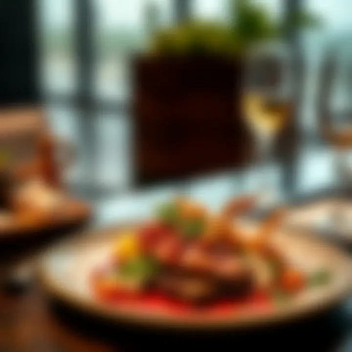 Artfully plated dish representing the fusion of flavors in Arjan's cuisine