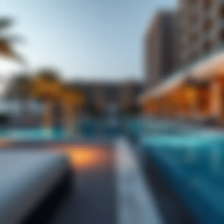Luxurious amenities at Azizi Riviera Beachfront
