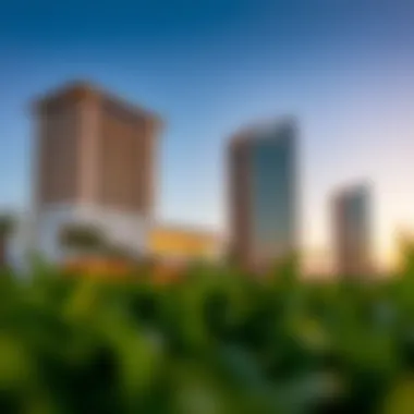 A stunning view of the exterior architecture of Damac Executive Bay