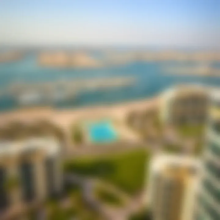 Panoramic view from one of the apartments in Damac Executive Bay