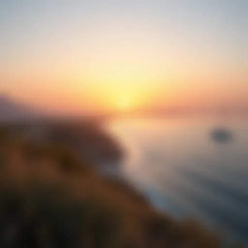 Fujairah's Stunning Coastal Landscape Breathtaking view of Fujairah coastline