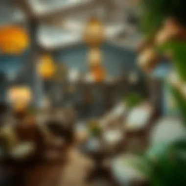 Local furniture shop interior filled with unique designs