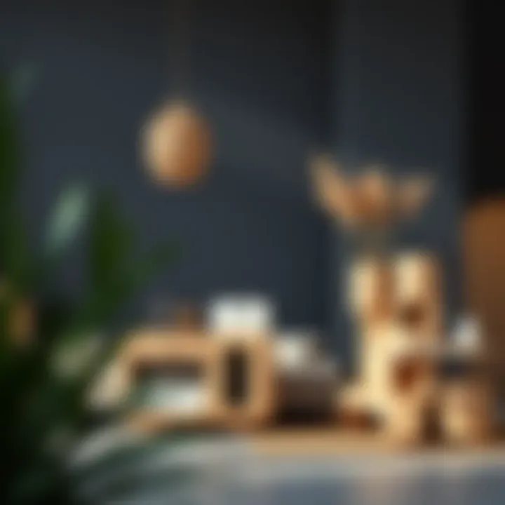 Sustainable furniture pieces made from recycled materials