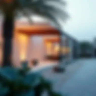 Art installations nestled within the tranquil spaces of Gate Village.