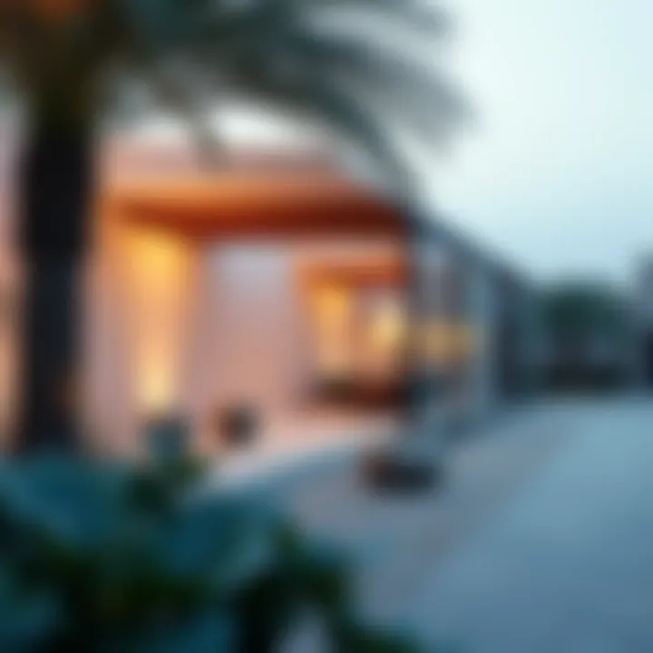 Art installations nestled within the tranquil spaces of Gate Village.