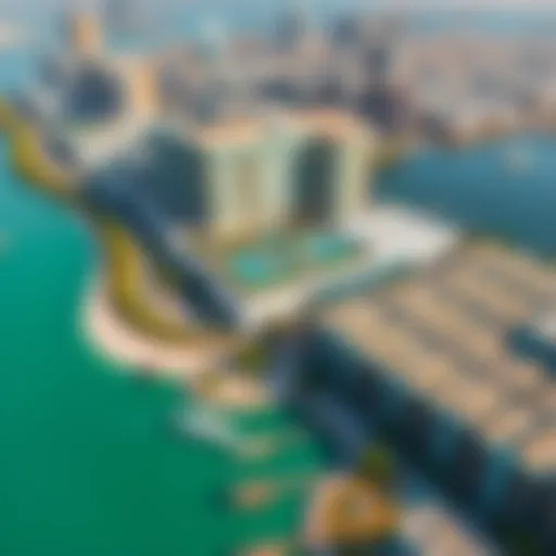 Aerial view of Dubai showcasing Grade B Residential properties