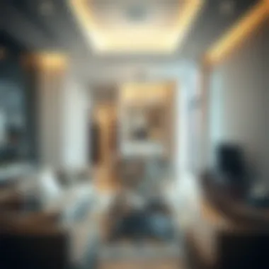 Modern interior of a Grade B Residential apartment in Dubai