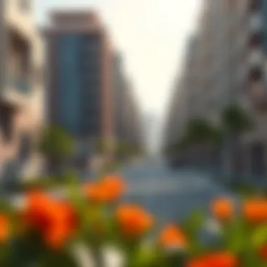 Trendy neighborhood in Dubai with Grade B Residential buildings