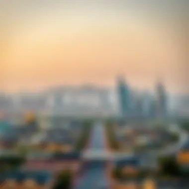 Skyline View of Hatta Dubai A panoramic view of Hatta Dubai's skyline emphasizing growth potential