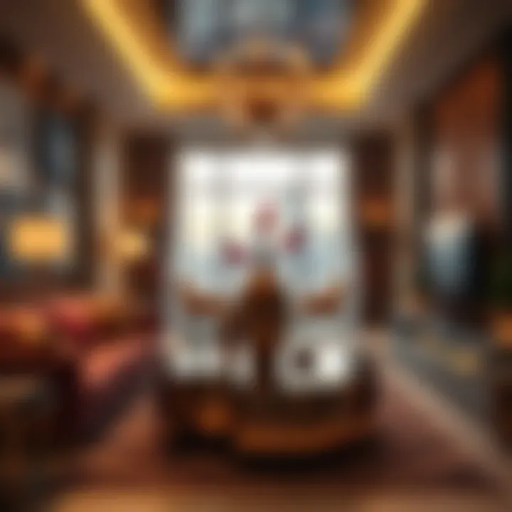 Luxurious Dubai-Inspired Home Accessories Luxurious interior showcasing Dubai-inspired home accessories