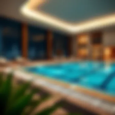Amenities at Marina Suites Amenities available at Marina Suites including pool and gym